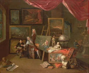 Das Atelier des Künstlers
